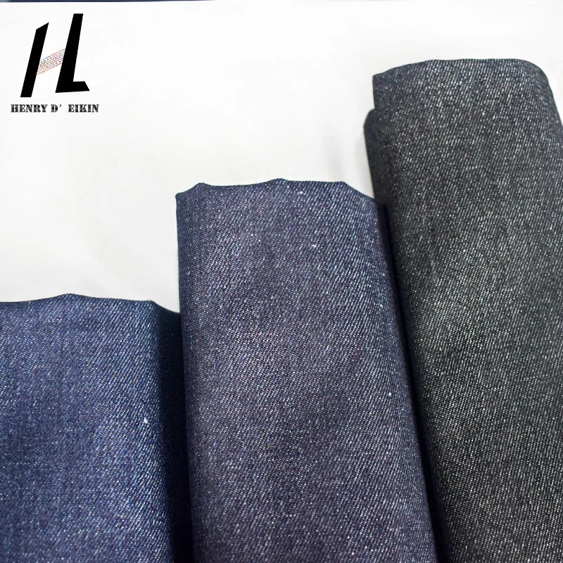 High quality Indigo Denim Fabric Cotton Polyester Cloth Making Hat Bag Shirt Skirt Pants Fabric Home Textile Handmade Materials