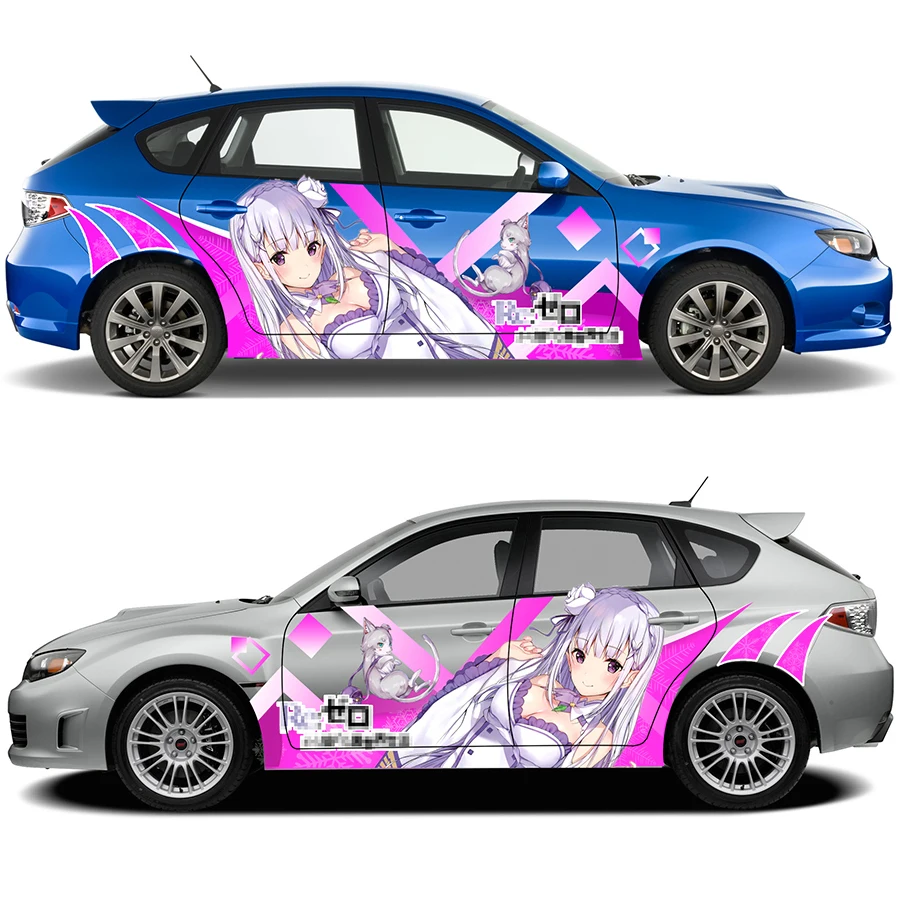 Anime Amagi brillante Park Karosserie Aufkleber Anime Itasha Auto Seite Aufkleber  Aufkleber Karosserie Aufkleber Auto Dekoration Aufkleber - AliExpress