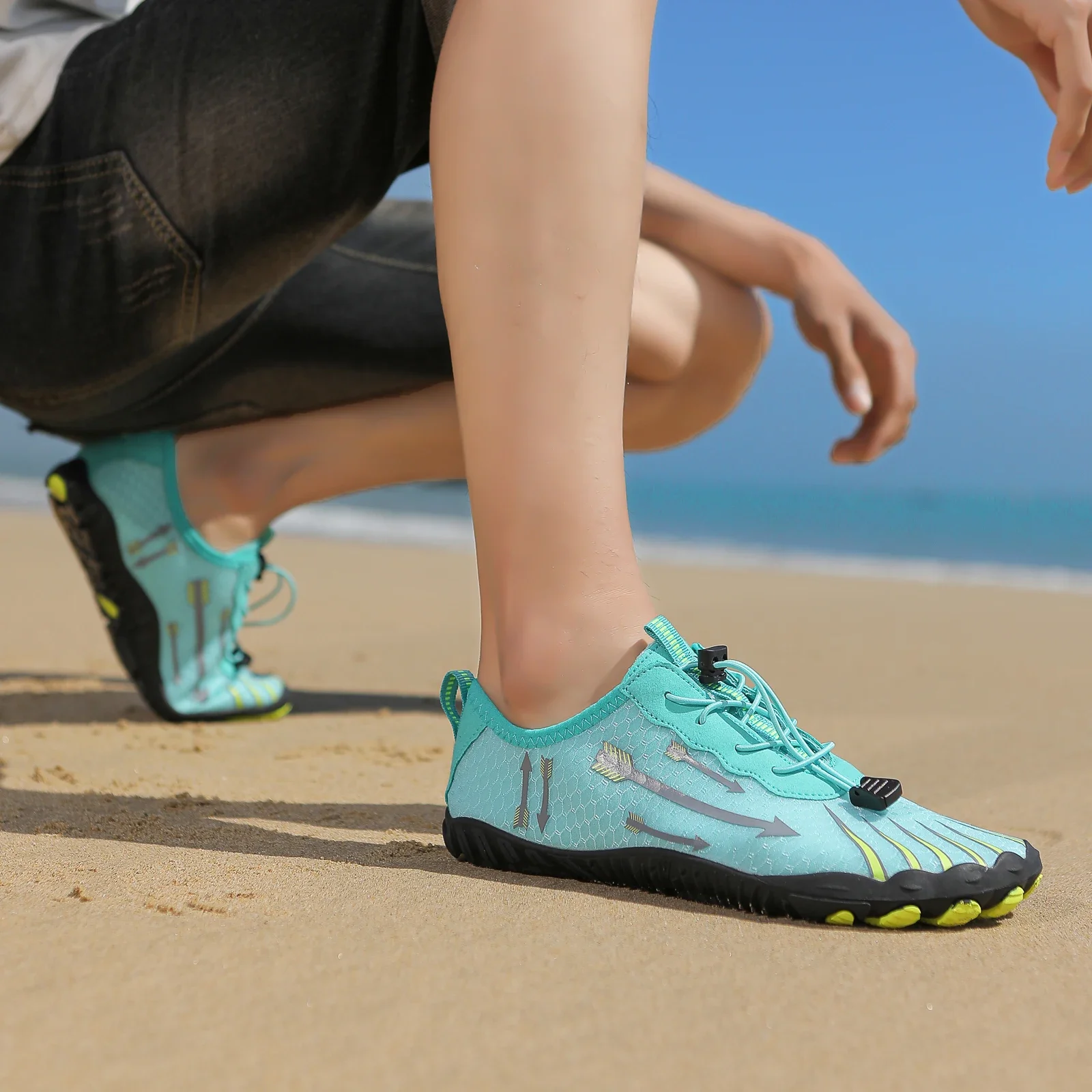 Aqua Quick Drying Barefoot Shoes Non-slip Wear-resistant Breathable Water Sneakers Swimming Diving Beach Surfing Water Shoes