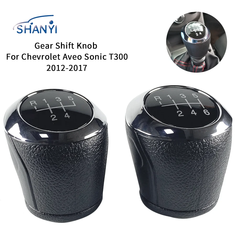 5 6 Speed Car MT Gear Shift Knob Lever Shifter Stick Lever Head For