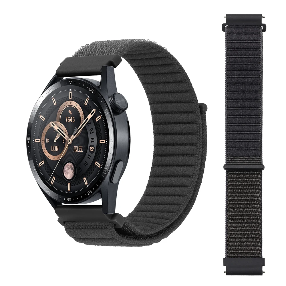 20 mm 22 mm weiches Armband für COROS PACE 4 3 2, atmungsaktiv, Ersatzband für COROS APEX 4 42 mm APEX 2 Pro 42 46 mm Nylon-Wellenbänder – Detail 23