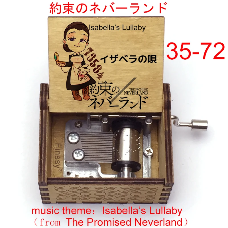Music Box Isabella&rsquo;s Lullaby music them from anime The Promised Neverland Music Box fans christmas new year gift home office Decoration