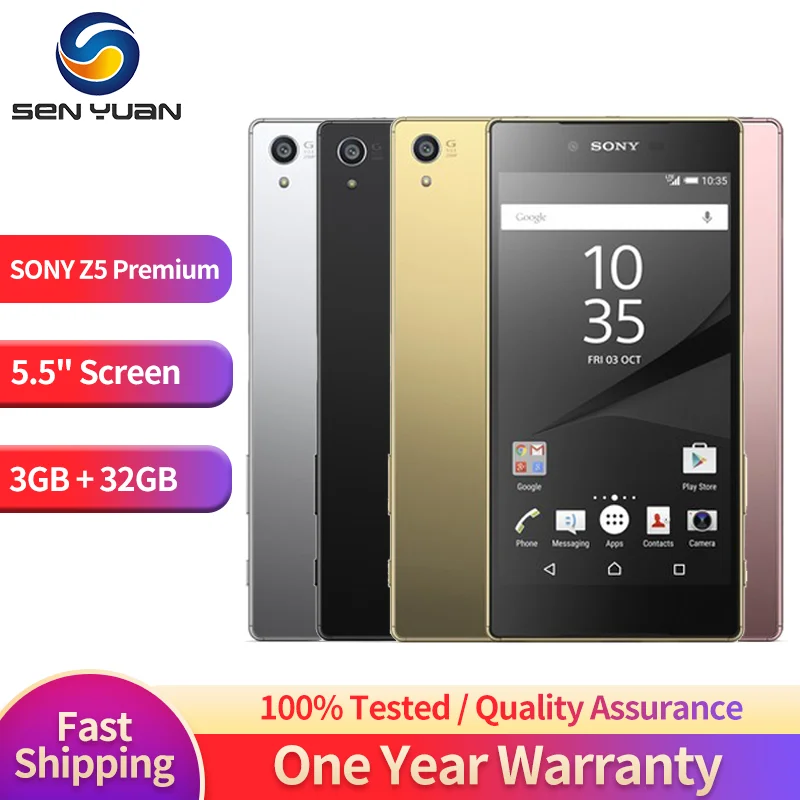Original Sony Xperia Z5 Premium E6853 E6883 4G Mobile Phone