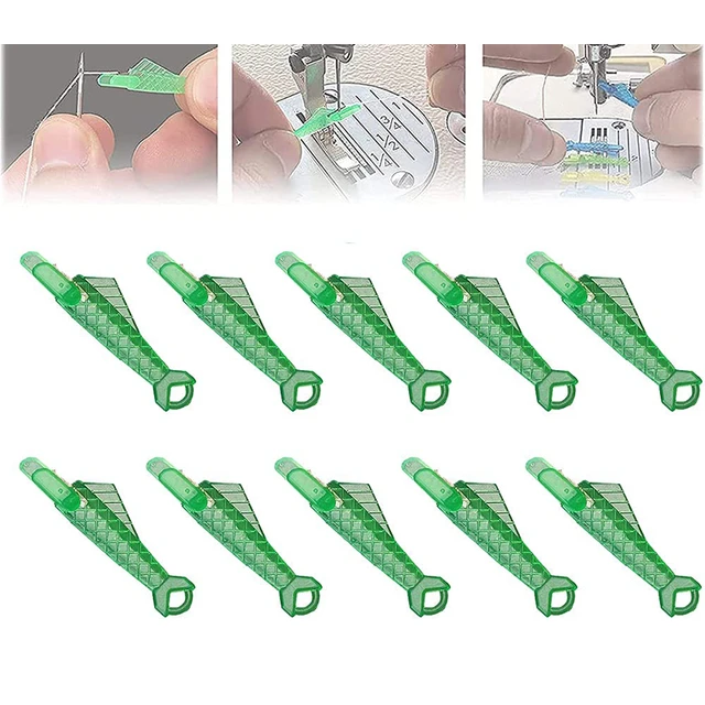 3PCS Fish Type Needle Threader Stitch Thread Guide Tool For Hand Sewing  Machine