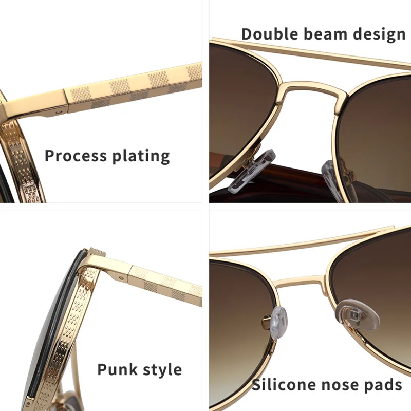  ߰   Ÿ ۶ Retro Drawstring Rimmed Toad Sunglasses ũν ׵θ ۶ 2283 Ȱ