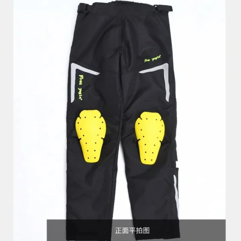 New Outdoor Riding Windproof Pants, Anti Drop Motorcycle Riding Pants, Detachable Windproof and Pants