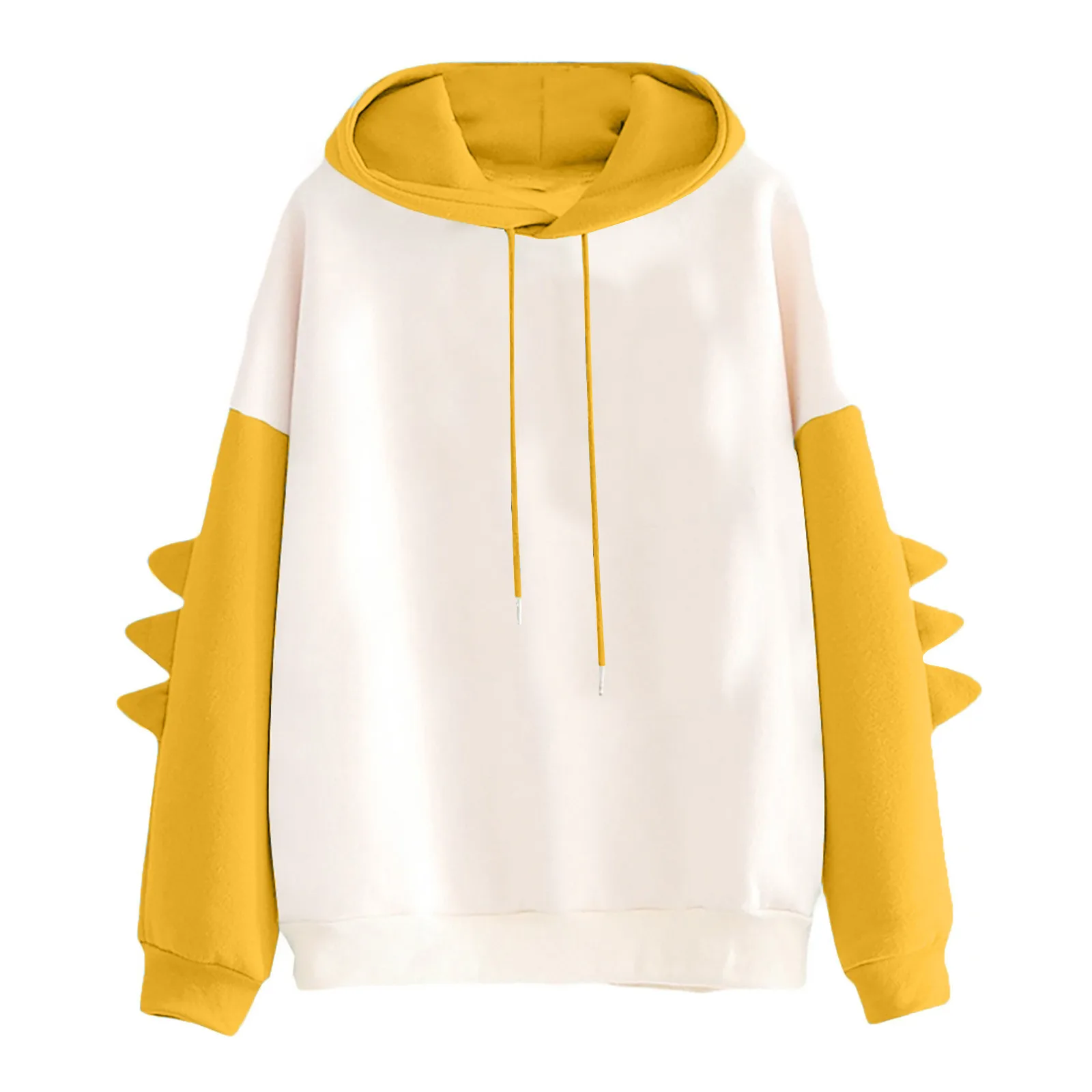thumbnail image 1 of Sudadera con capucha de dinosaurio de gran tamaño para mujer, sudadera gruesa de estilo coreano informal, Tops de moda de otoño e invierno, 1 of 5