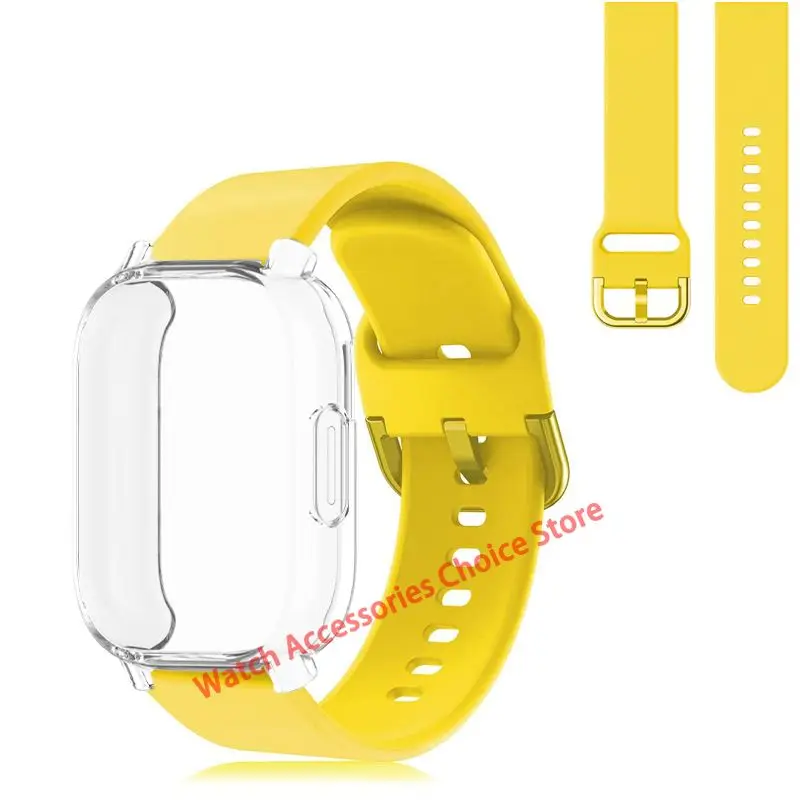 Protective TPU Shell with Breathable Silicone Strap