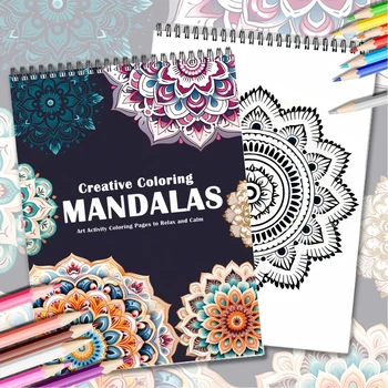 Adult Mandala Coloring Book 1