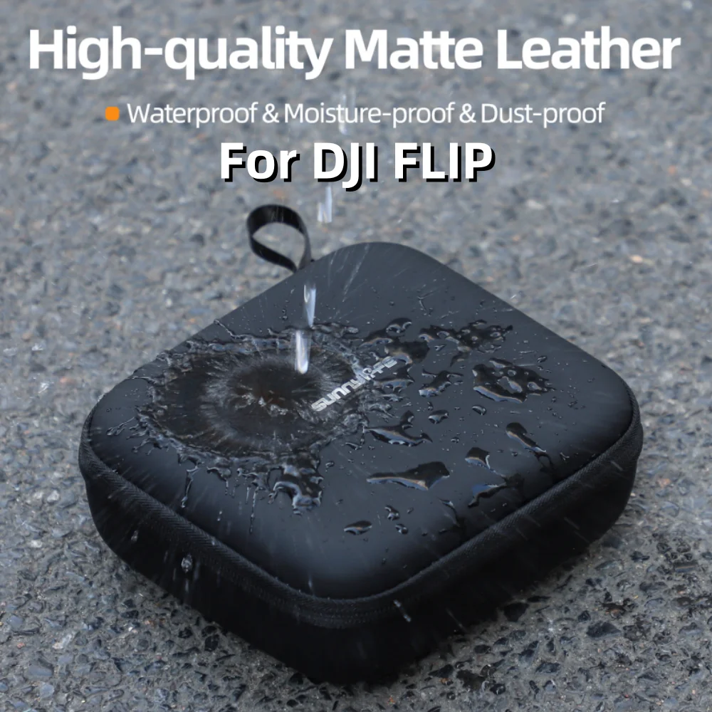For DJI Flip Carrying Case: Lightweight, Protective Handbag With Secure Compartments for Battery & Accessories Waterproof Case