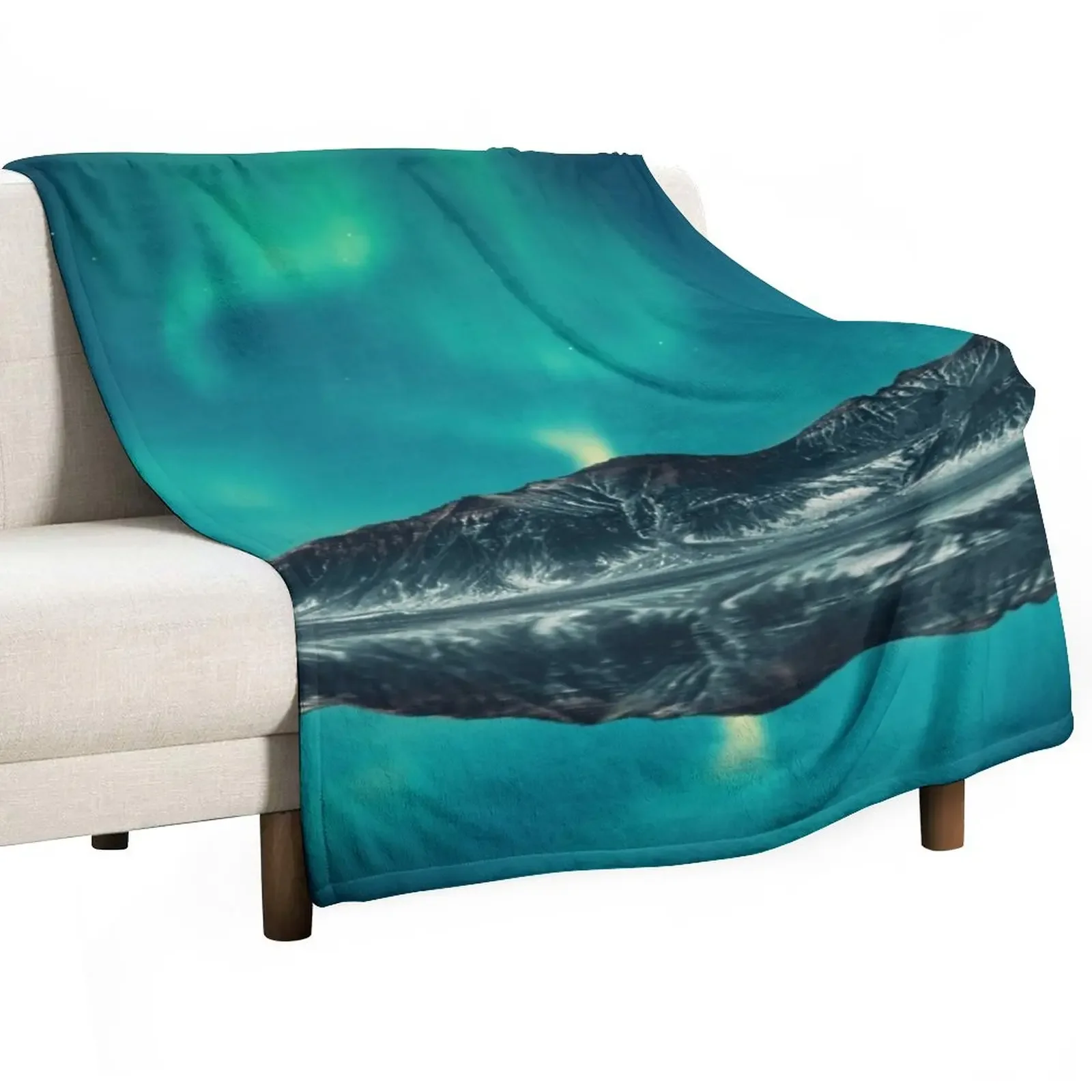

aurora borealis view Throw Blanket Extra Large Throw Soft Big Luxury Brand Blankets