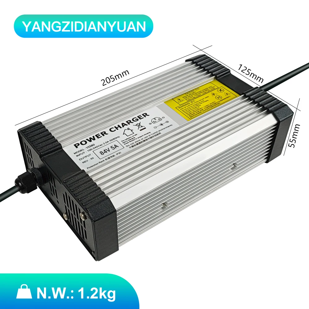 72V 리튬 이온 팩에 대 한 20S 84V 5A 자동차 리튬 배터리 충전기 lipo 전기 오토바이 호버 보드 Ebikes 도구 스마트 빠른 충전기