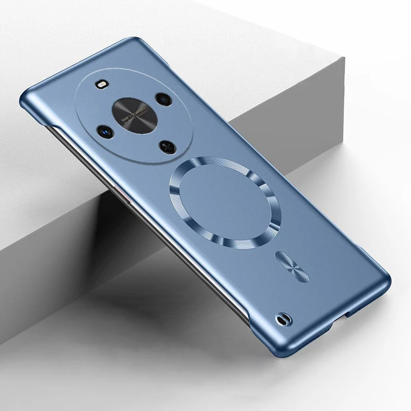 Ultra Thin Metallic Frameless Magnetic Shockproof Matte Phone Case