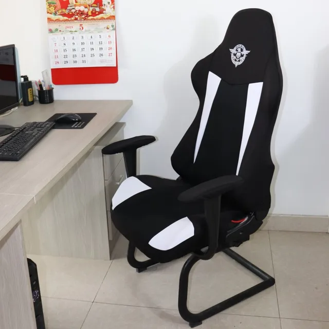1 Set Gaming Chair Cover Elastic Computer Chair Backrest Armrest Cover Protector Universal Soft Thicken Armchair Seat Covers 4