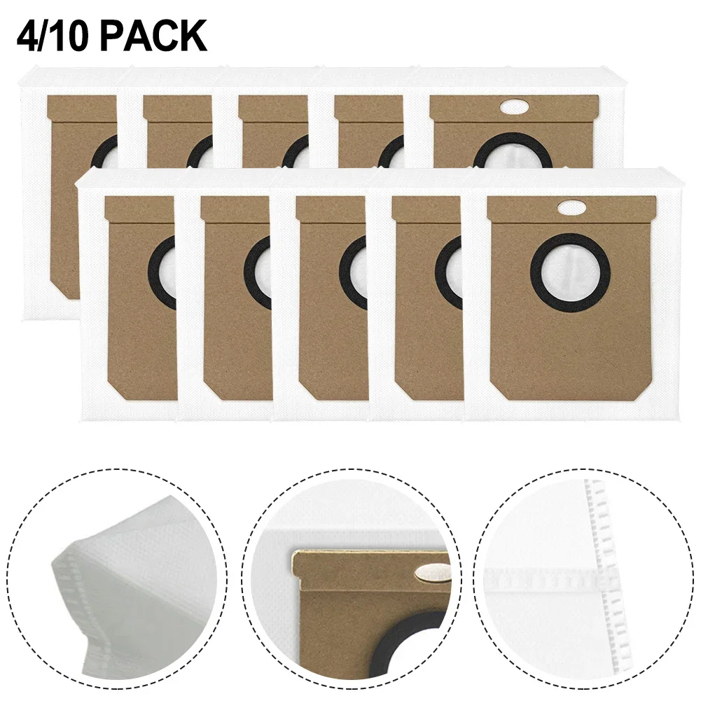 4/10 sacchetti per la polvere di ricambio per aspirapolvere Conga Z100 20000Pa capacà 3,5 lri, parti di elettrodomestici in tessuto non tessuto resistenti allo strappo  6