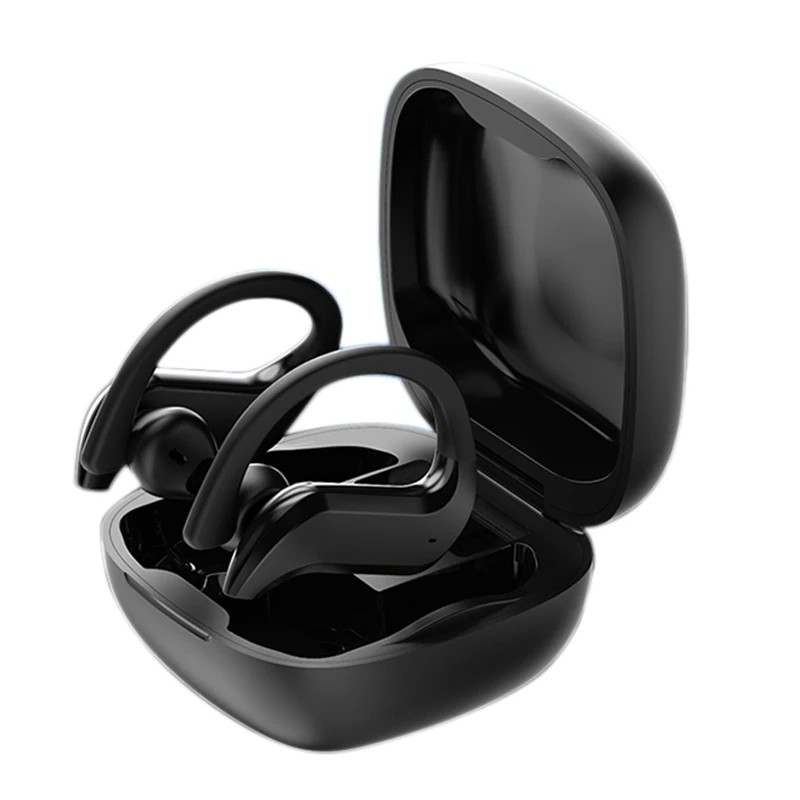

Headphones Wireless, IPX5 Waterproof TWS Bluetooth Earphones Fingerprint Press Control Bluetooth 5.1 With Charging Box