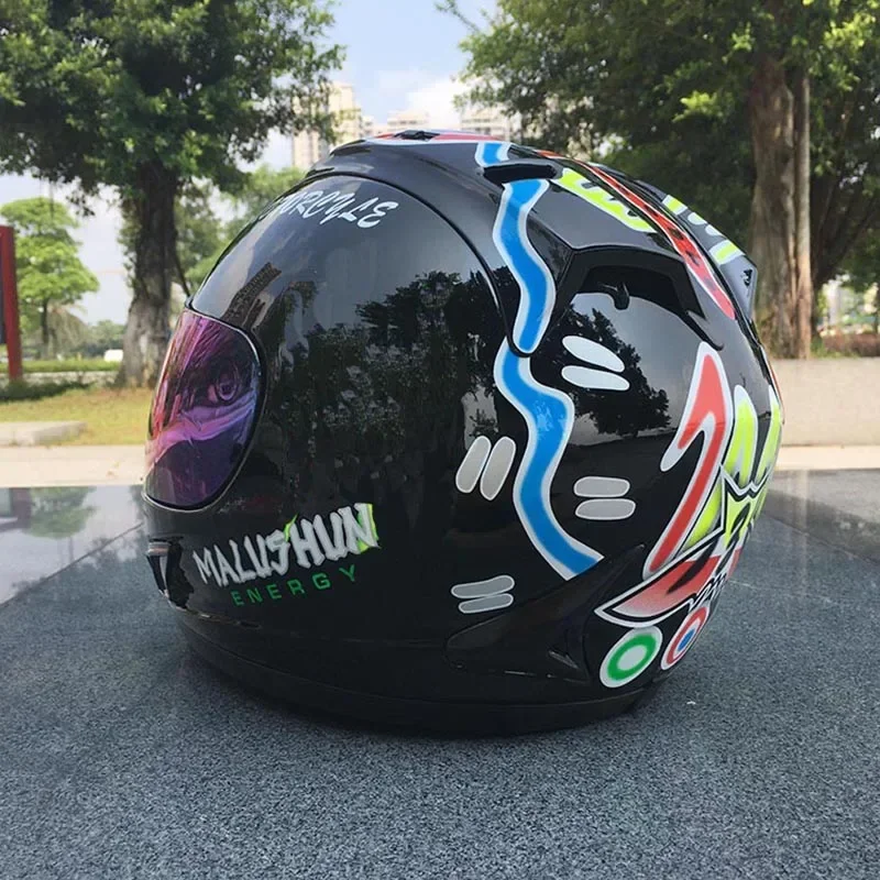 

Winter season motorcycle helmet racing antifog personality design casco kask full face helmet FAST