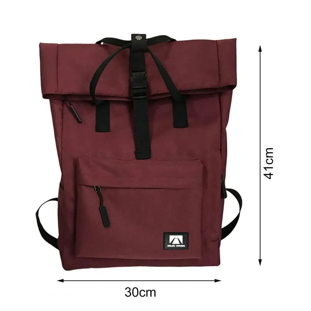 

Stylish Men Women Load-bearing Outdoor Ruckpack Laptop Backpack Solid Color Lightweight Laptop Backpack for Outdoor