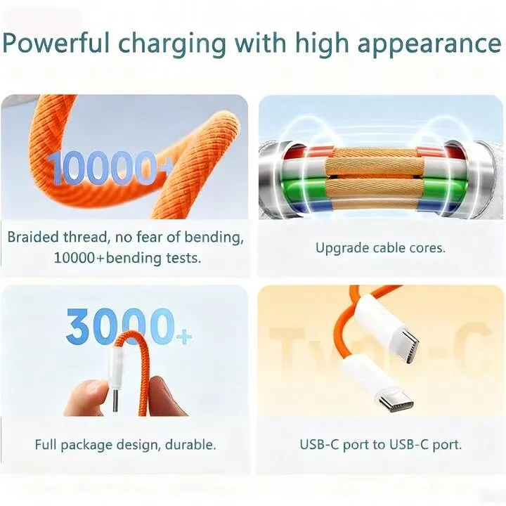 รูปสินค้า สายชาร์จเร็ว PD 60W Type-C สำหรับ iPhone ทุกรุ่น