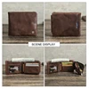 CONTACT'S Genuine Leather Men Wallet Small RFID Casual Trifold Short Wallets Zipper Coin Pocket Male Card Holder Purse 4