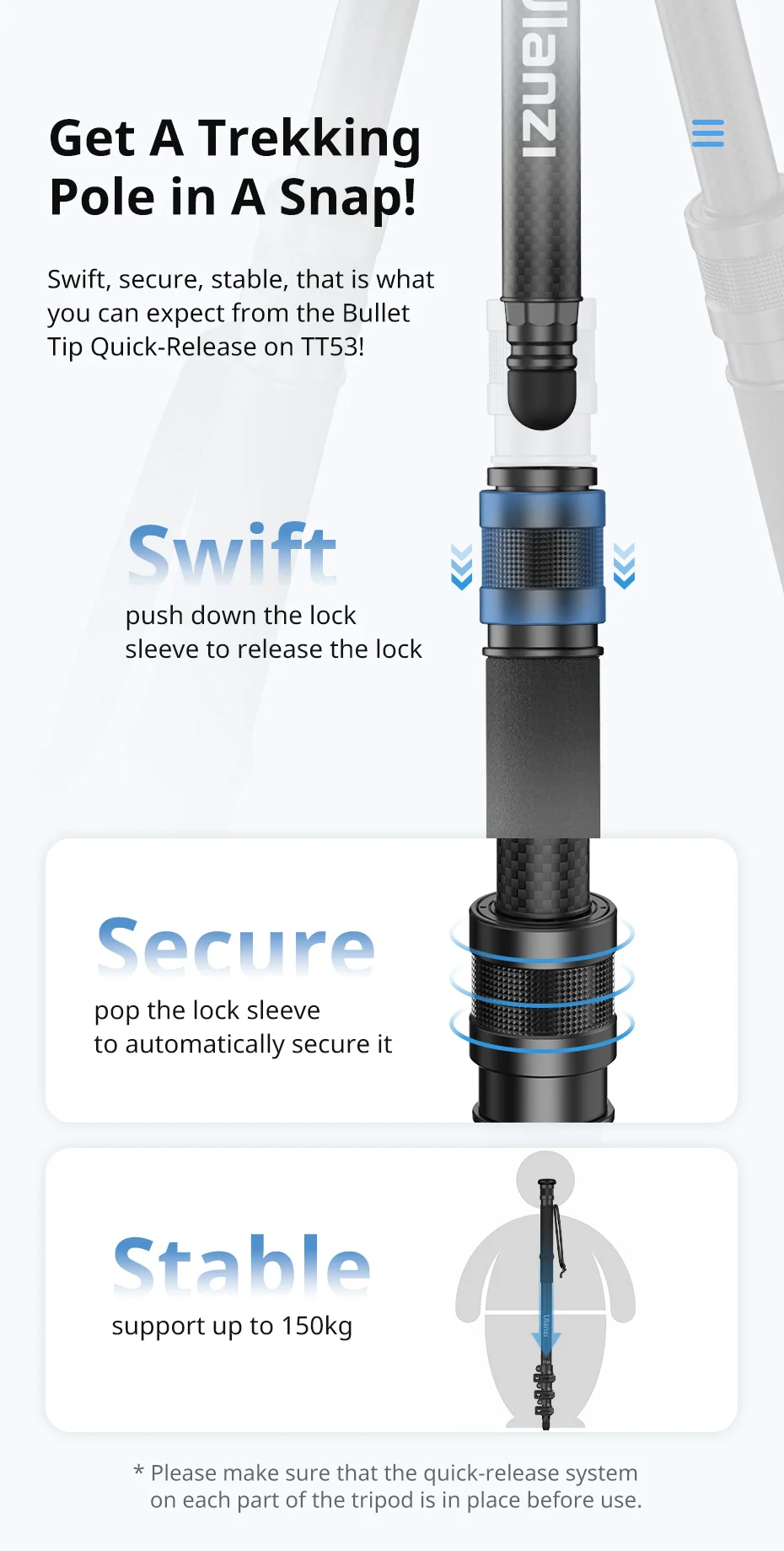 Ulanzi TT35 Mini Tripod with Ball Head description image 7
