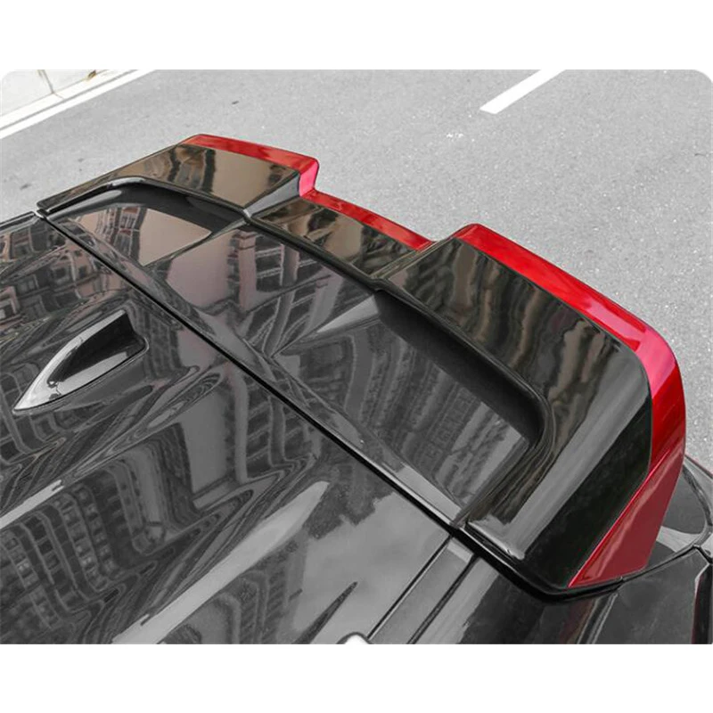 

For Roof Spoiler Wing NEW Toyota Highlander Car Rear Window Trunk Lip Tail ABS Material Black White Accessories Refit 2022 2023