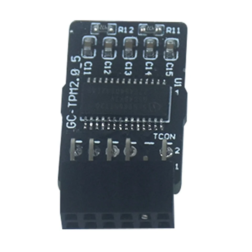 Modulo TPM 2.0 SPI A 12 Pin Per Scheda Madre – Chip SLB9665 Per Windows 11, Compatibile GC TPM2.0 S