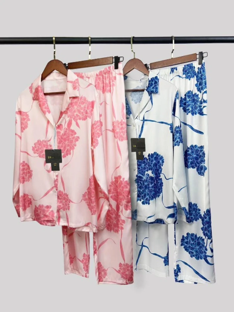 Рисунок 2 - Женская атласная пижама-Гортензия La