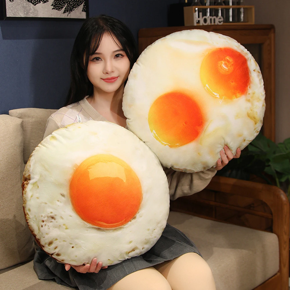 

Creative Simulation Egg Pillows Cushions Stuffed Plush Toys