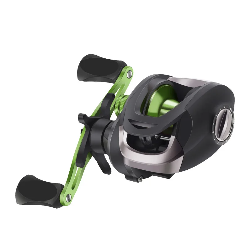 HAUT TON Fishing Baitcasting Reel 7.2:1 Speed Ratio Fishing Coil 10KG Max  Drag Freshwater Saltwater Ultra Light Reels Wheel Carp