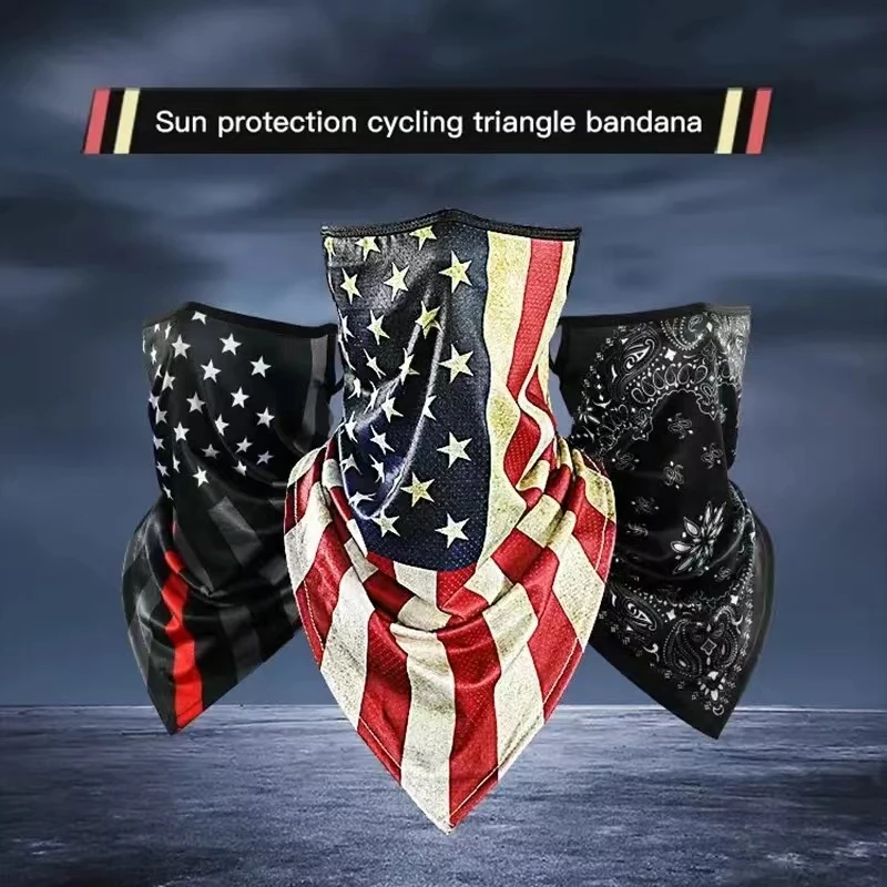 Motorcycle Neck Gaiter Cooling Neck Gaiter Bandana for Outdoor Activities Breathable Quick-Drying Sun Protection Motorcycle Riding Scarf