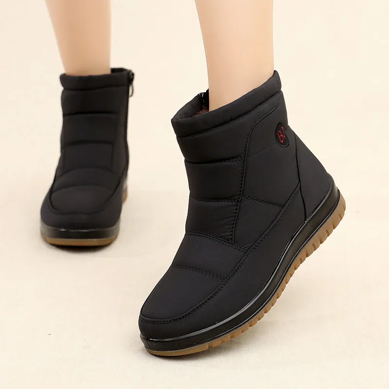 Ladies Boots 2022 New Winter Women Snow Boots Plush Shoes Botas Mujer Waterproof Fashion Ladies Winter Boots Casual Woman Boots