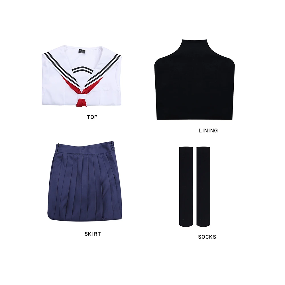 This Monster Wants to Eat Me-Inspired Hinaiko School Uniform Costume for Cosplay Events
