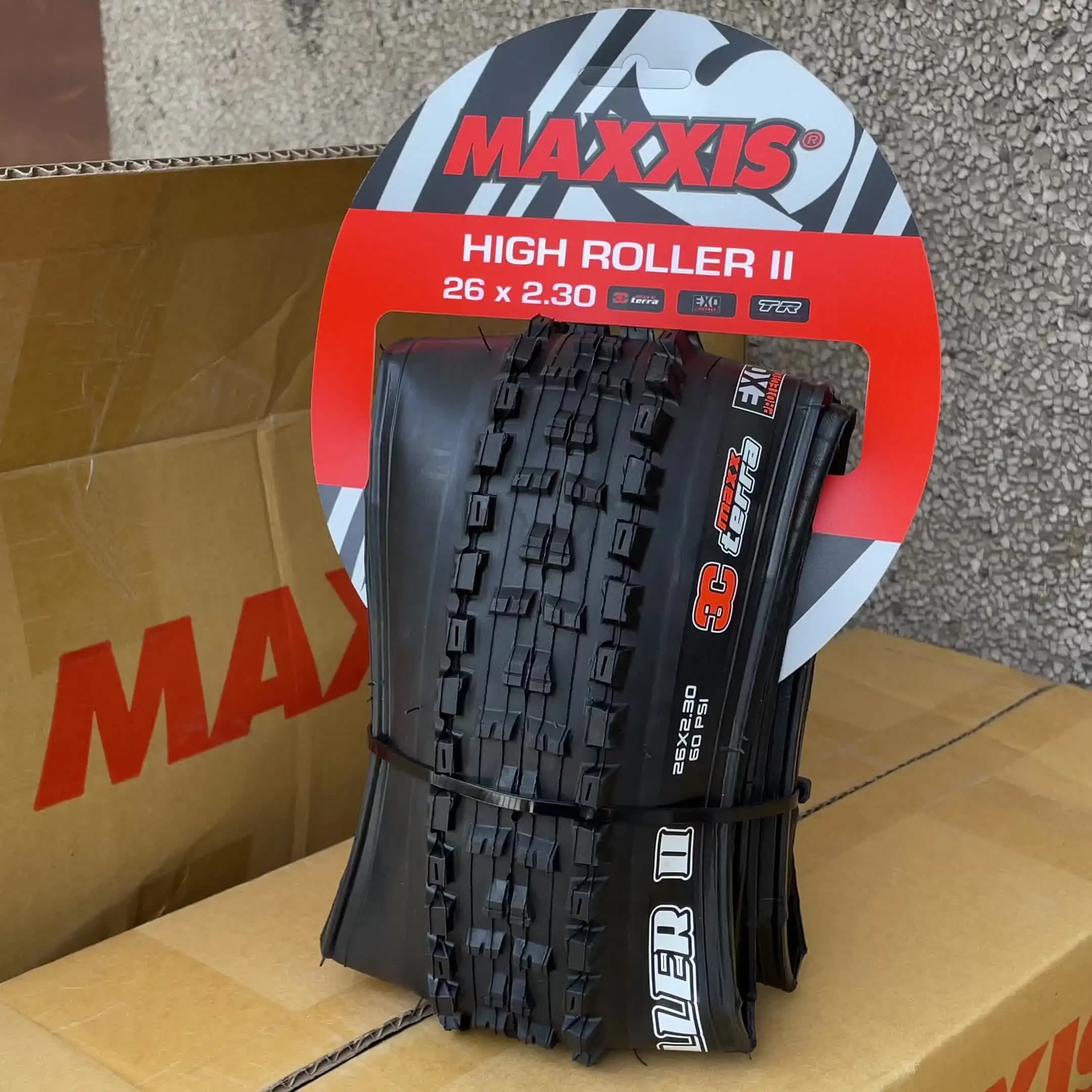 MAXXIS HIGH ROLLER Ⅱ 3C(トリプル) 26×2.30 2本 THRMAXTER.jpg