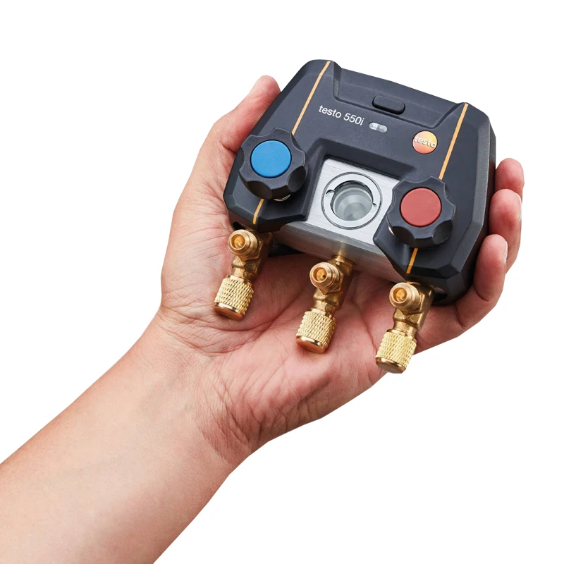 デジタル冷却ゲージ,2方向バルブ,アプリケーションで制御されるTesto