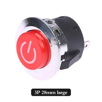 คุณภาพสูง1Pc พลาสติก26มม.28มม.One ปุ่มเริ่มต้นสำหรับเด็กรถยนต์ไฟฟ้า3-Pin สวิทช์ไฟสำหรับแบตเตอรี่เด็กรถ 11
