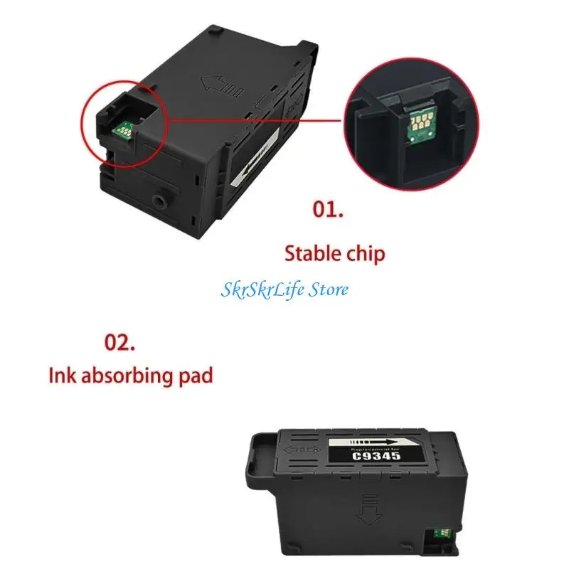 E65E C9345 유지보수 잉크 박스 L15160 WF-7848 WF78 L15158 L15168 L15150 잉크 카트리지