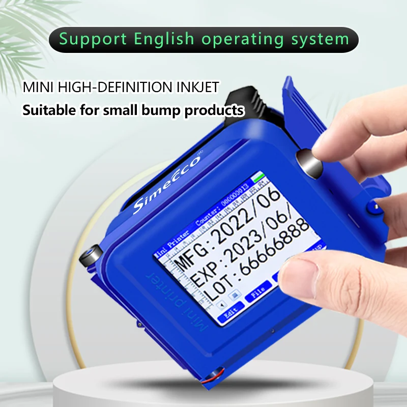 Fdit Mini imprimante à jet d'encre portable Mini machine d'impression  portative intelligente tenue dans la main d'imprimante à jet - Cdiscount  Informatique