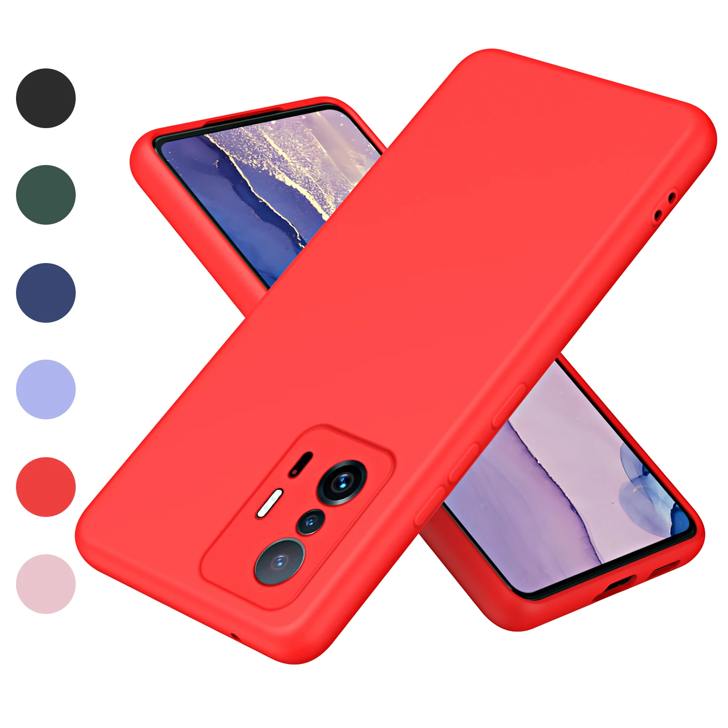 Funda De Teléfono A Prueba De Golpes De Silicona Tpu Suave De Franela De  Forro De Lujo Para Xiaomi Mi 11t Pro De 6,67 Pulgadas Funda Protectora  Trasera - Carcasas Y Estuches