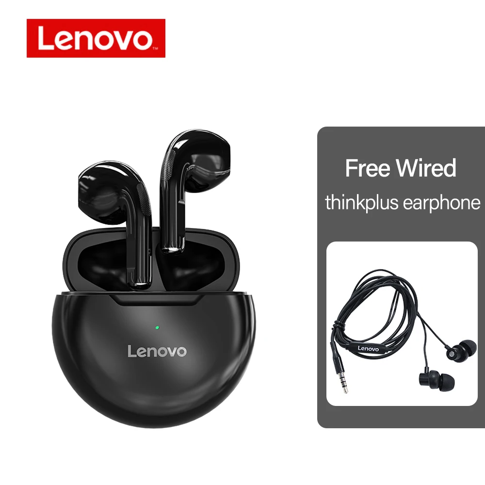 wireless headset with mic Lenovo Original HT38 TWS Earphone Wireless Bluetooth 5.0 Headphones Waterproof Sport Headsets Noise Reduction Earbuds with Mic bluetooth headphones Earphones & Headphones