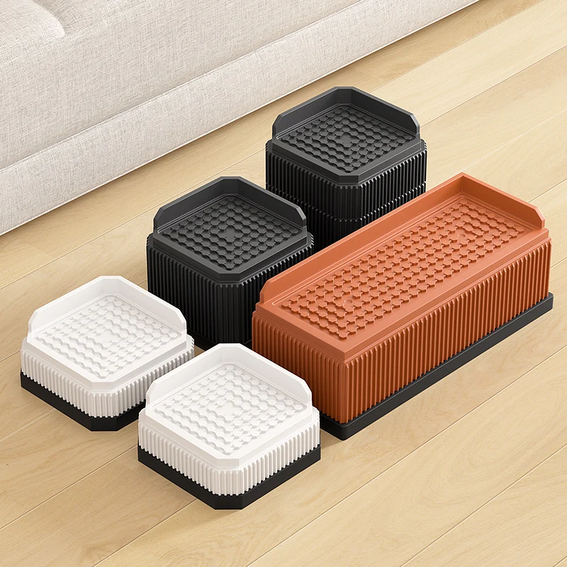 Height-Boosting Stackable Risers: Anti-Slip & Moisture-Proof Supports