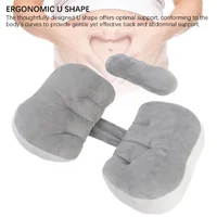 Pregnancy Pillow U Shaped Waist Support Side Sleeping Pillow Belly Support Multifunctional Maternity Pillow Grey 5