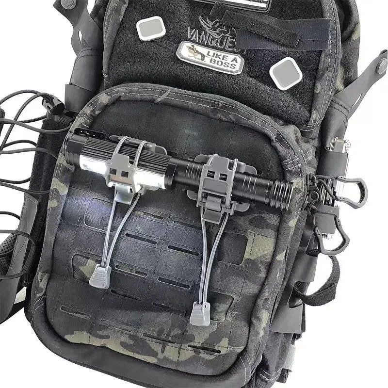 MOLLE Gear Organizer Verschluss Taschenlampe Wasserflasche Feste Multifunktions-Hängeschnalle Outdoor-Rucksack Weste Zubehör – Detail 9