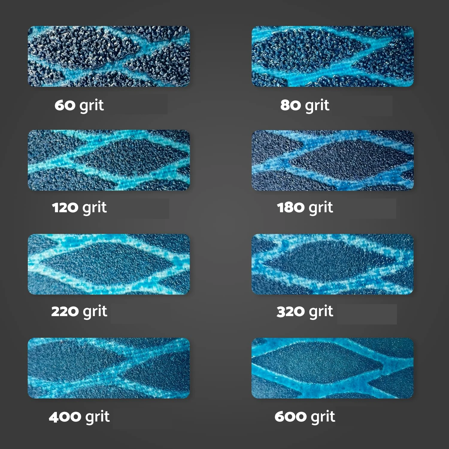 70pcs 5 inch Sanding Discs Hook and Loop Diamond Shape Anti-Clogging Orbital Sander Sandpaper 60 80 120 180 220 320 400 600 Grit sanding discs polish sand paper sandpaper tools