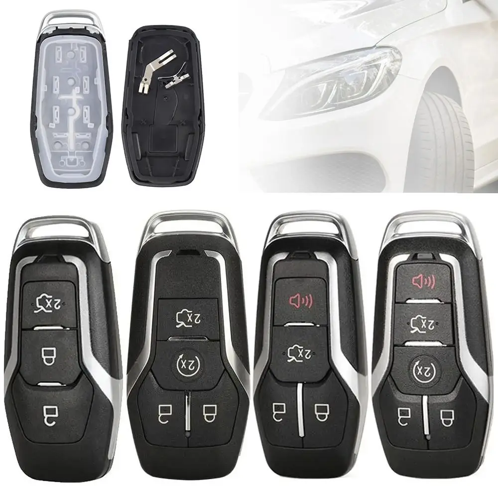 

3/4/5 Buttons Remote Key Case HU101 Blade Flip Car Key Shell for Ford/Fusion/Explorer/Edge/ Mustang/Mondeo/Kuka 2013-2017