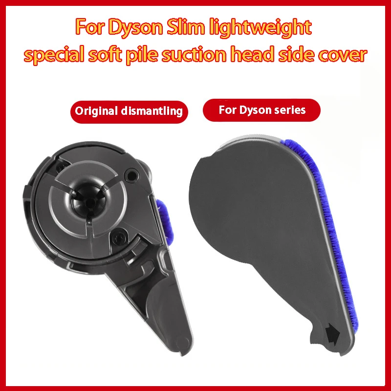 Replacement Slim Soft Roller End Cap For Dyson V8 Slim V10 Slim V12 V15  Detect Slim Vacuum Cleaner Head Side Cover Accessories - Vacuum Cleaner  Parts - AliExpress