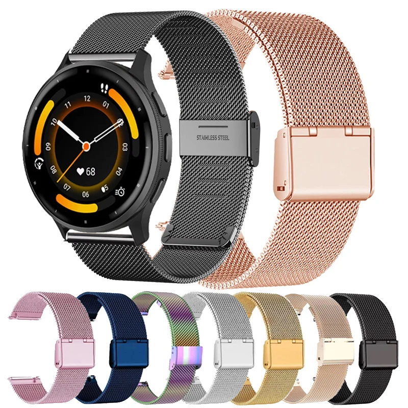 Elegant Milanese Loop Metal Strap - 20mm/22mm Width
