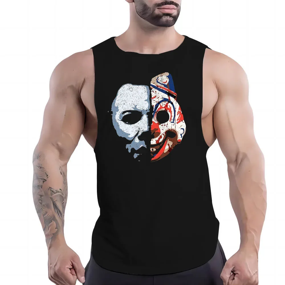 thumbnail image 1 of Camiseta sin mangas transpirable de secado rápido para hombre, ropa de moda para ocio, verano, Y2k, FNAF, gimnasio, exterior, baloncesto, estampado, deporte, camiseta sin mangas, 1 of 4