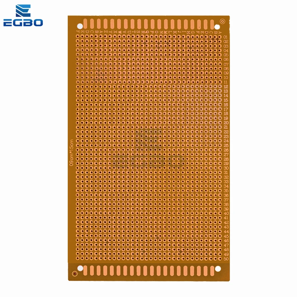 1PCS 9x15 9*15cm 단일 측면 프로토타입 PCB 범용 보드 실험용 베이클라이트 구리판 회로 보드 노란색