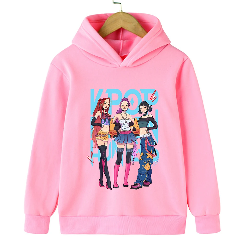Sweat à Capuche Unisexe Kpop D-Demon H-Hunters 2025 - Streetwear Oversize Pour Homme Et Femme